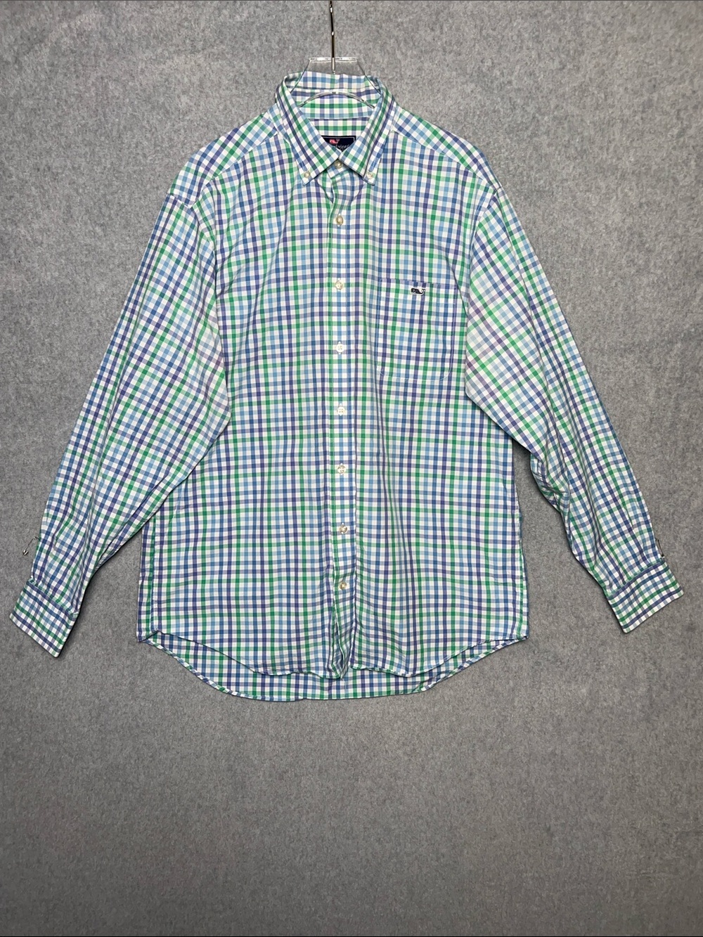 Vineyard Vines Mens 100% cotton Slim Fit Tucker Long Sleeve Button Up Size L